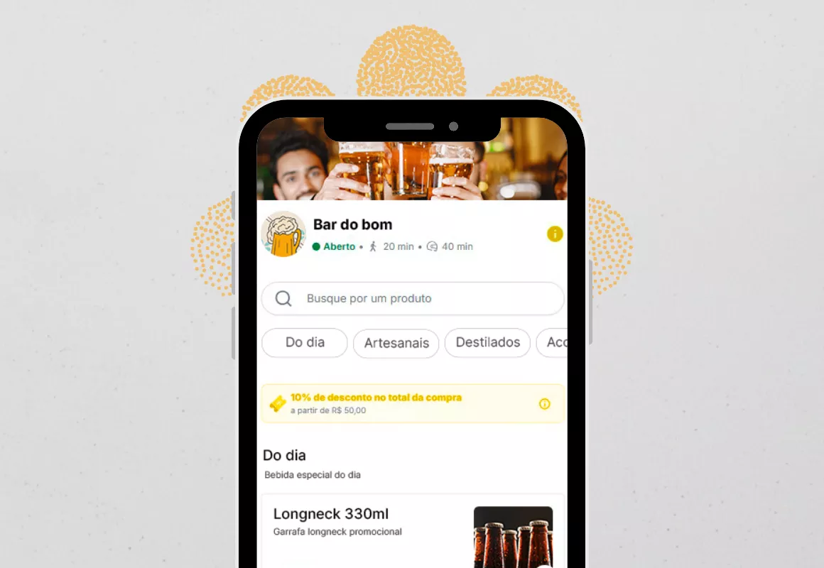 Cardápio digital com QR Code para bares
