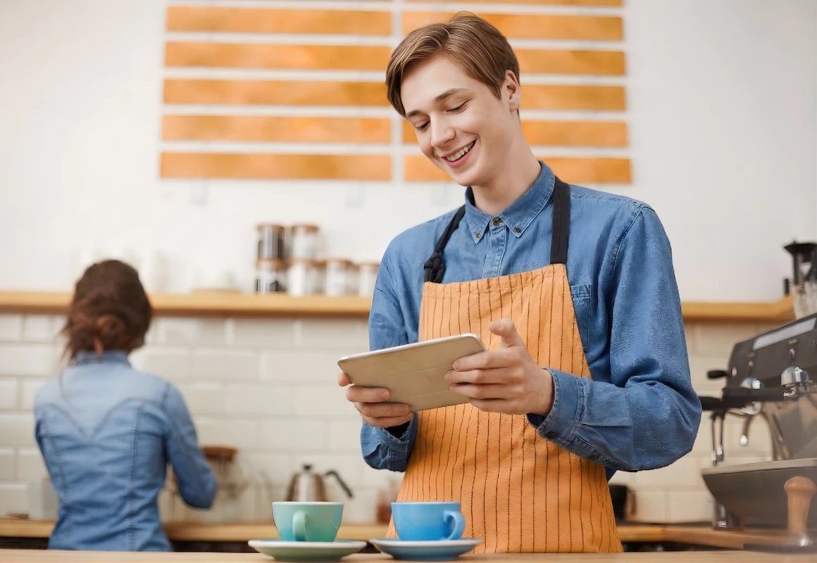 Comanda eletrônica para cafeteria com envio direto para o barista via tablet